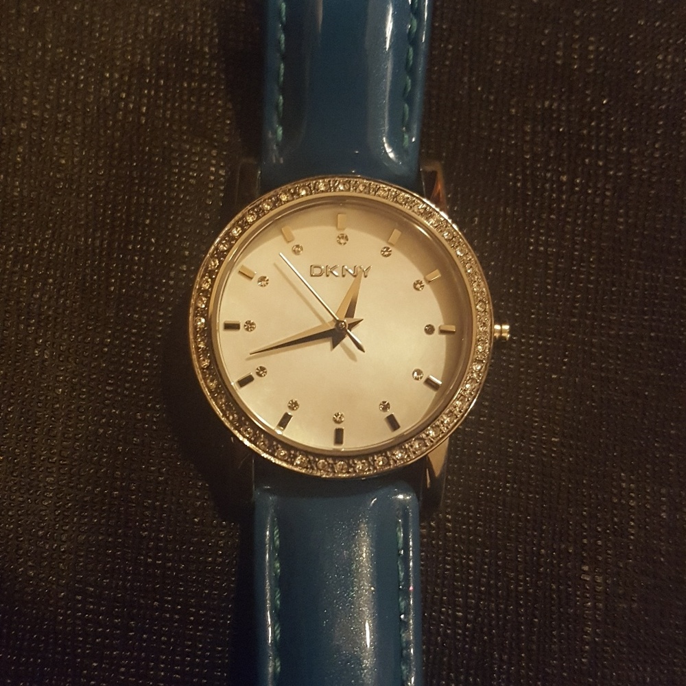 DKNY blue/turquoise womens watch